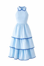 Linen Maxi Tiered Dress